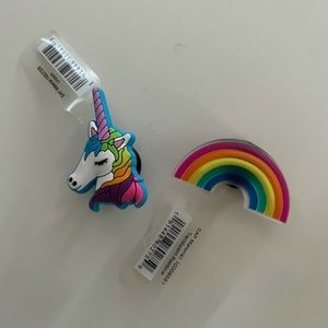 Cute Jibbitz Pair 🦄 🌈